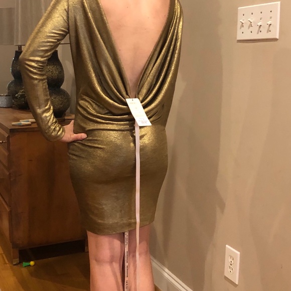 House of CB Gold cocktail dress - Picture 3 of 9